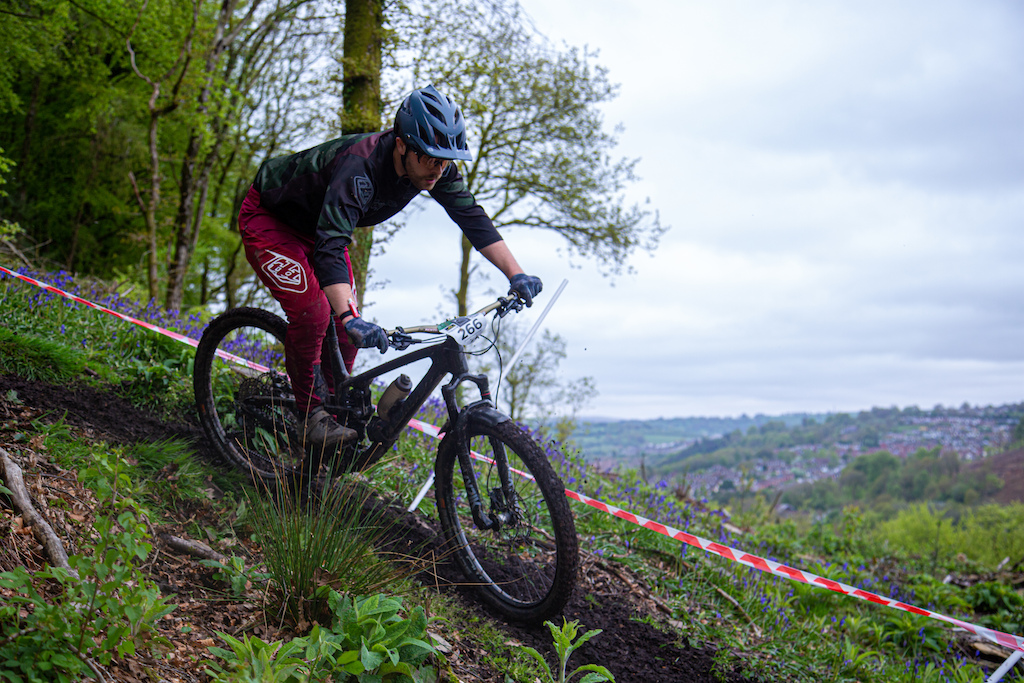 The views over Abercarn made the perfect backdrop to the enduro greeting the riders as they emerged from the forest