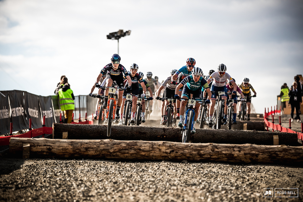 The faces at the front of the field were ever changing through the race.