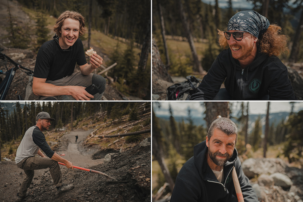 Landmark Trail Works Crew. Photos by Dylan Sherrard