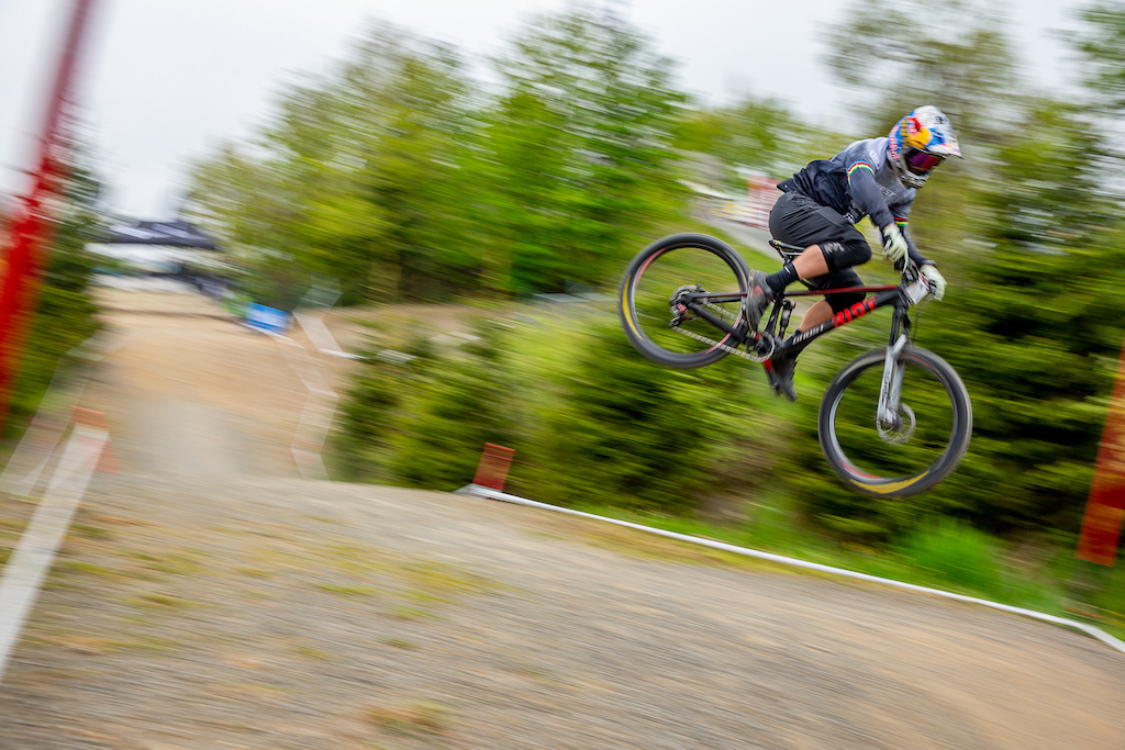 during round 1 of The 2023 4X Pro Tour at Winterberg Rheine Germany on May 20 2023. Photo Charles A Robertson