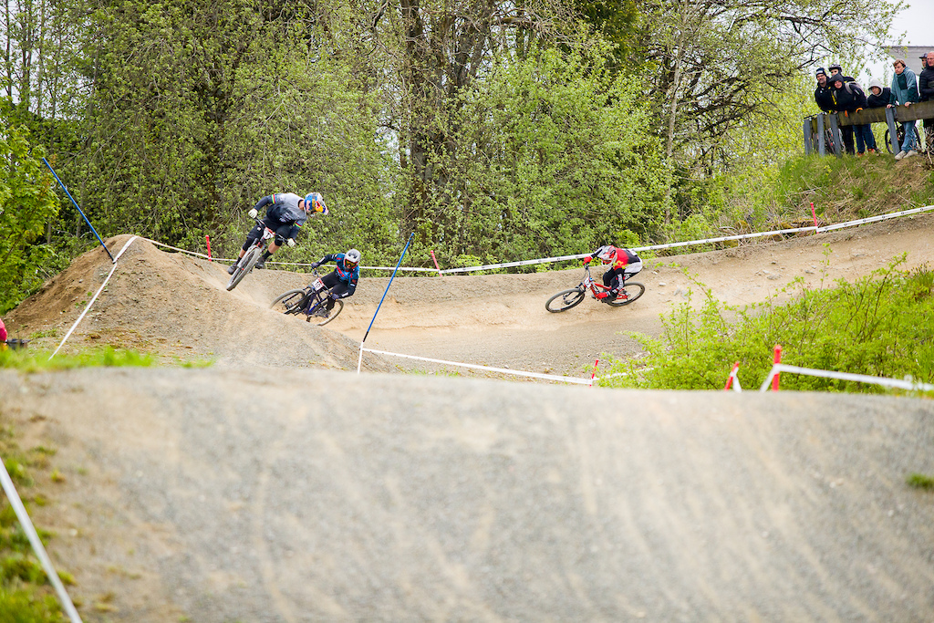 during round 1 of The 2023 4X Pro Tour at Winterberg Rheine Germany on May 20 2023. Photo Charles A Robertson