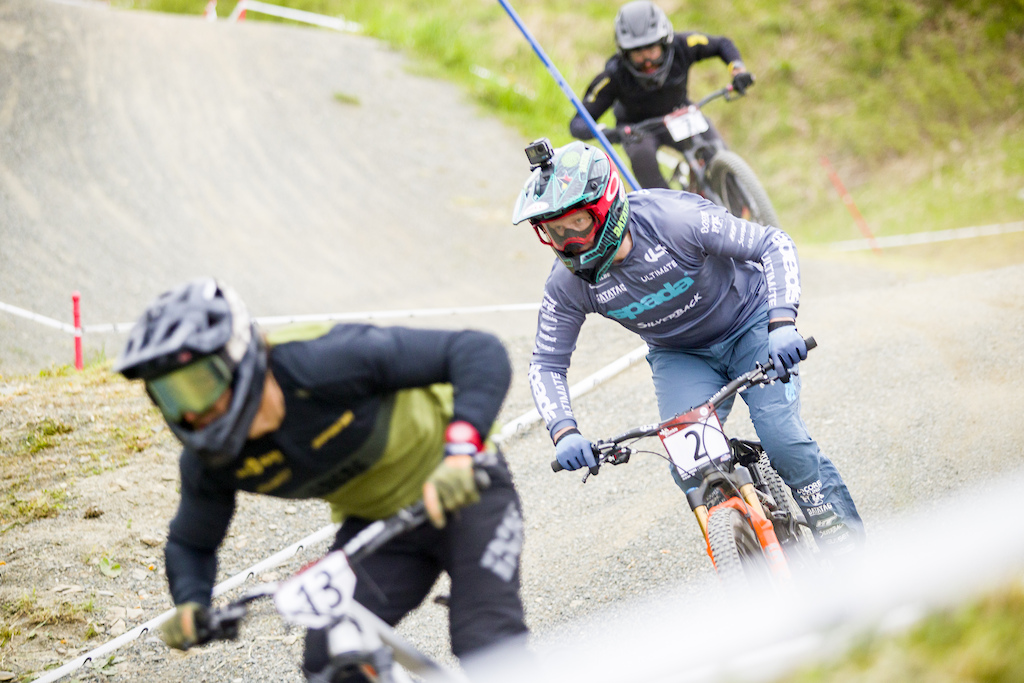 during round 1 of The 2023 4X Pro Tour at Winterberg Rheine Germany on May 20 2023. Photo Charles A Robertson