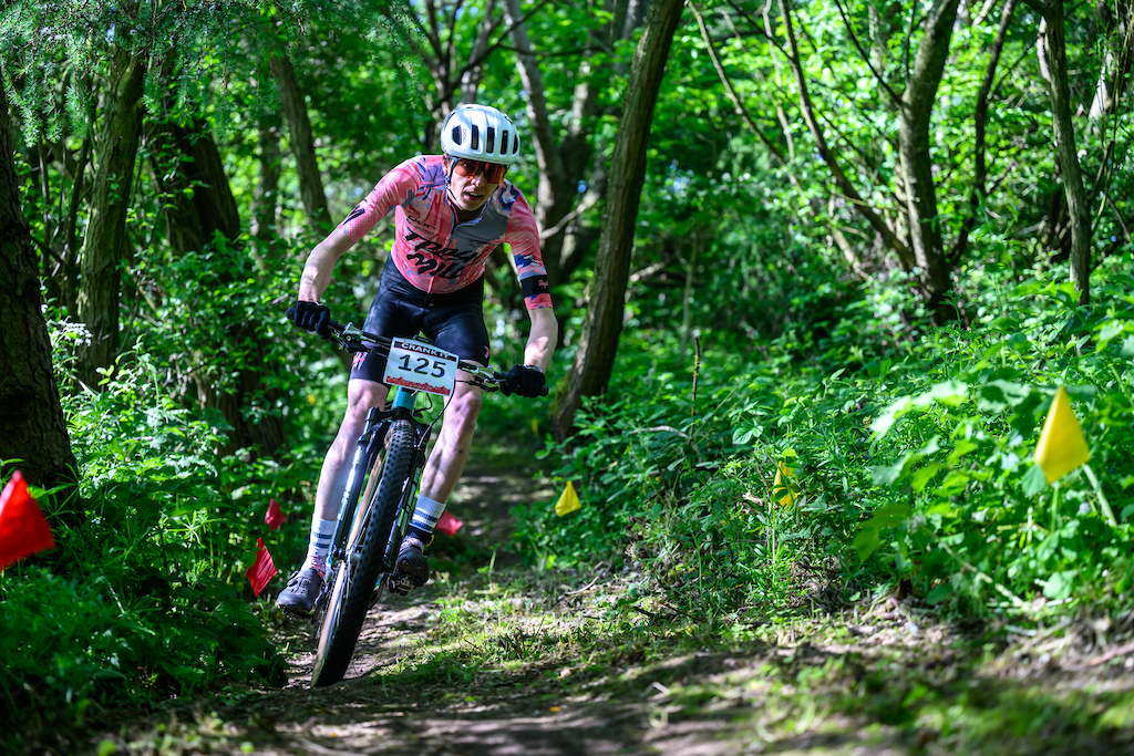 Sam Marshall had an impressive race taking the top podium in the Men s Sport race