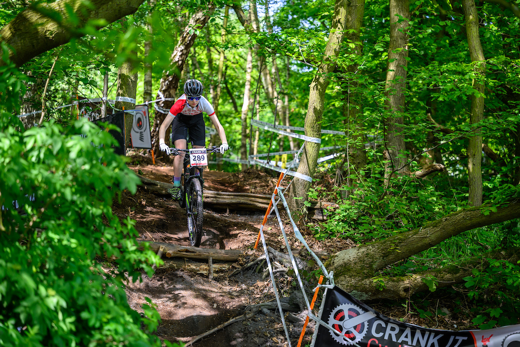 The log drops were no small feat but riders of all ages took on the challenge