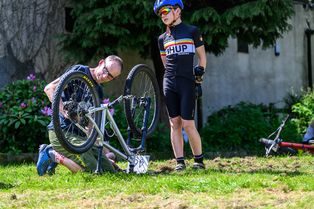 Family and friends were on hand to be mechanics for the weekend