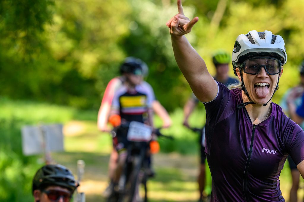 Cannondale s Nicole Read was keen for a race and it paid off with Nicole taking the win in the Female Sport category