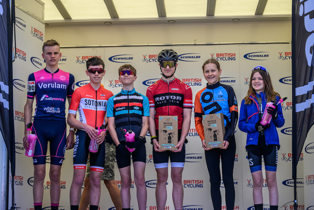 It s great to see so many young riders get involved with Short Track with the juveniles who took on the challenging course in the mixed juvenile and youth field celebrated here with their own podium