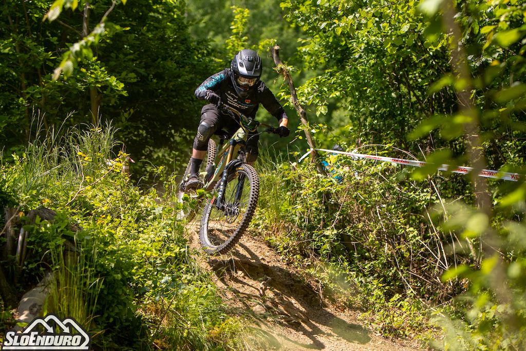 Tim Kra ovec of Wolf Racing Team 3rd placed at SloEnduro Cilenca SloEnduro series round 4 Cilenca Trails Zagorje ob Savi Slovenia. Photo by Matej Lovri .