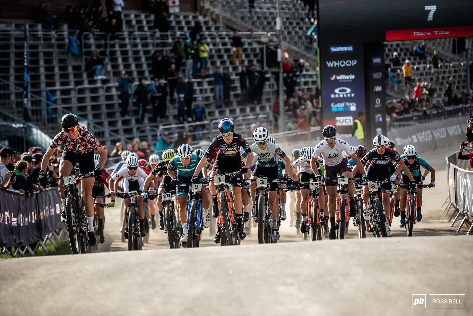 The U23 women kick off the short track racing here in Nove Mesto.