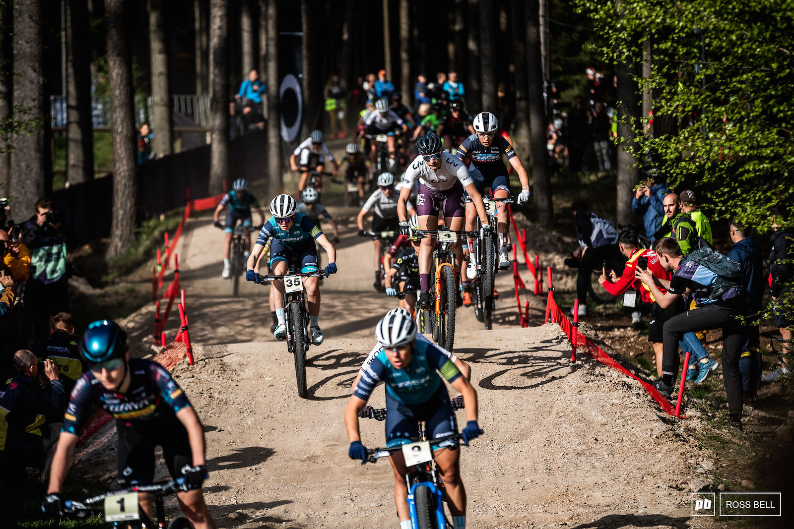 Ronja Bl chlinger Happy to sit back in the pack at the start.