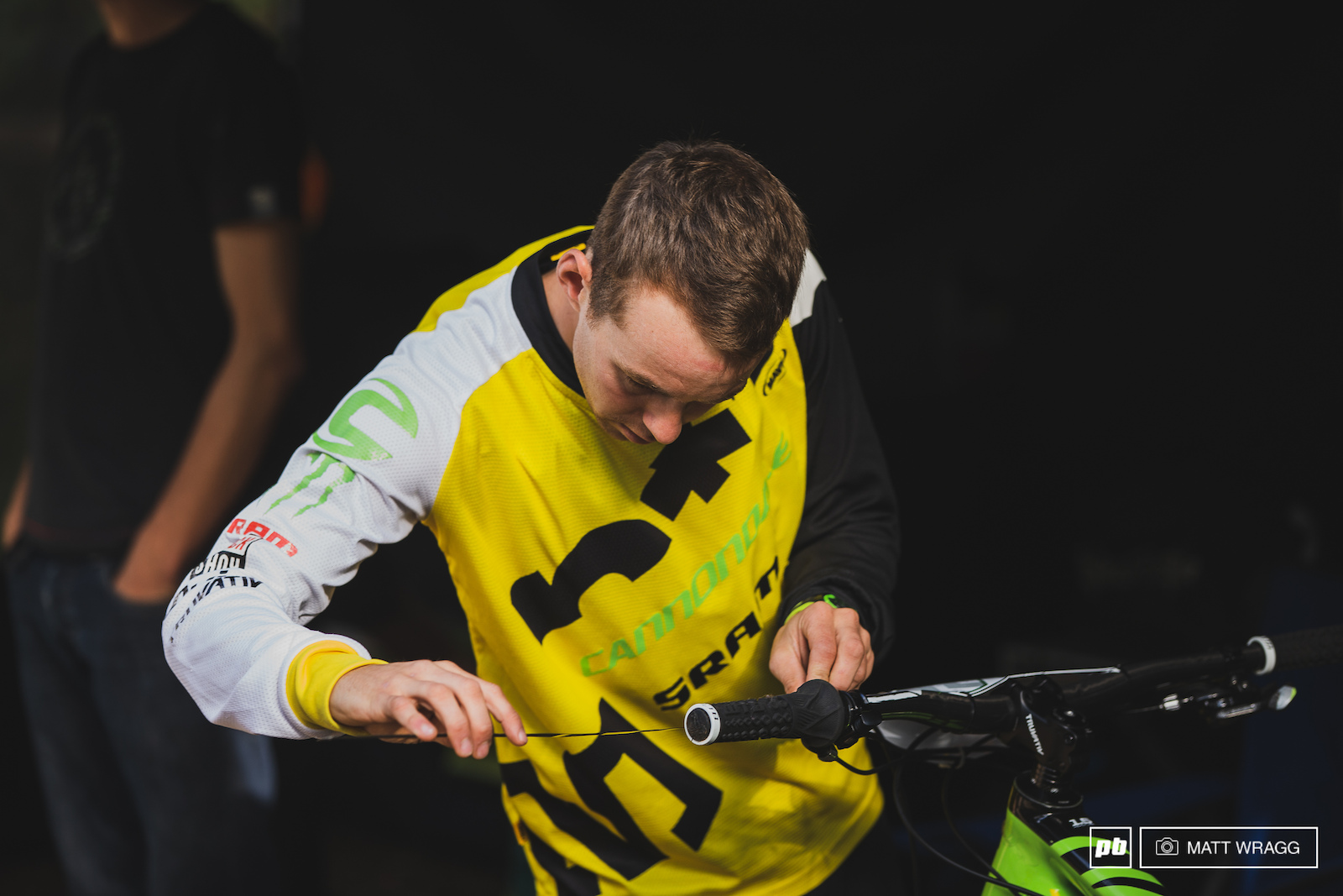 While he presented himself to the world as a fun-loving easy-going kinda guy the fact was that at his heart Jerome was a pure racer and the details mattered to him. A final pre-flight check before the race.