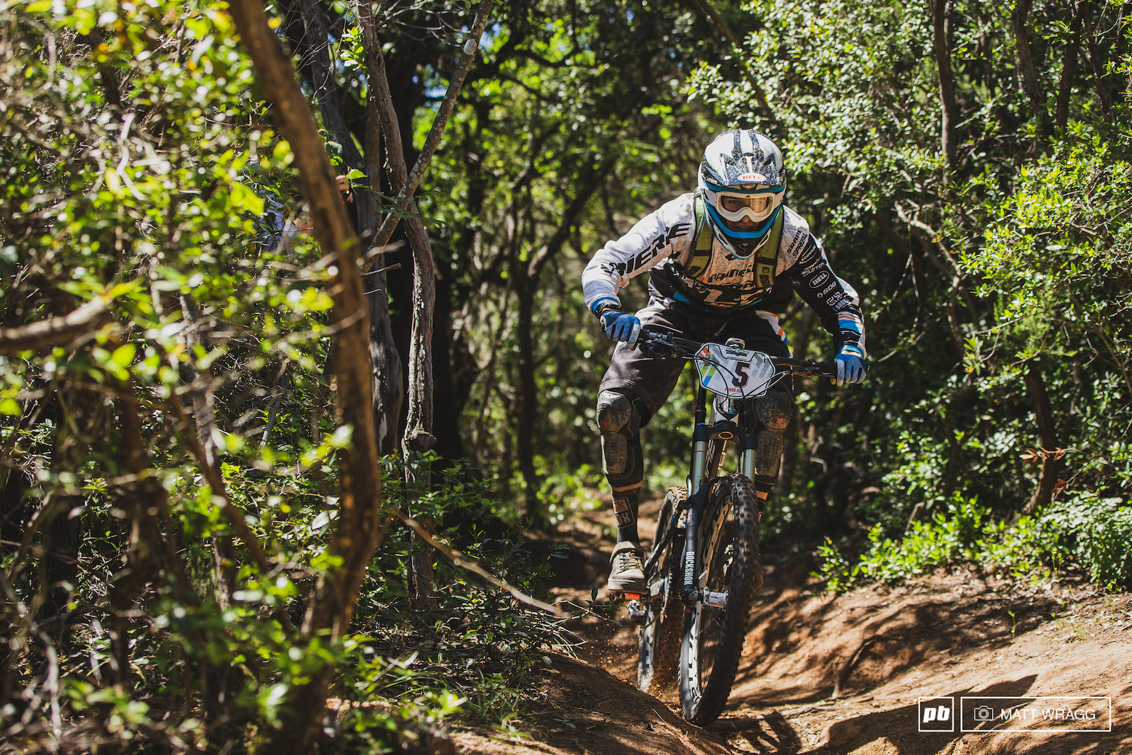 Sam Blenkinsop came in with a reputation as one of the fittest downhillers out there - a sixth on the day way his reward the top result for anybody who did not go on to be a series regular.