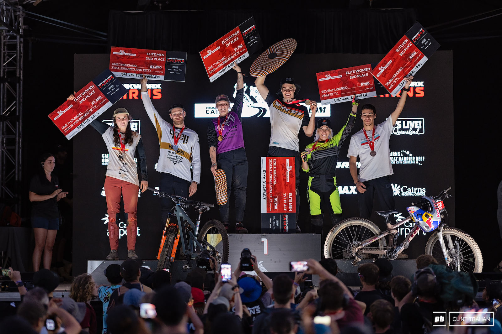 Podium 1st Harriet Burbidge Smith Ryan Gilcrest 2nd Martha Gill Bas Van Steenbergen 3rd Caroline Buchanan Tuhoto Ariki Pene