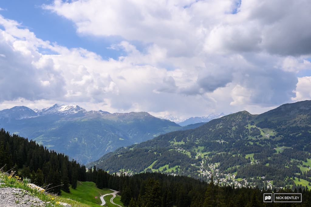 Lenzerheide in the sunshine has to be one of the most stunning places.