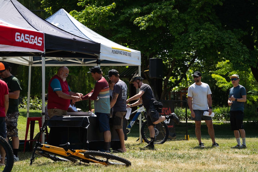 Registration under the GASGAS tent