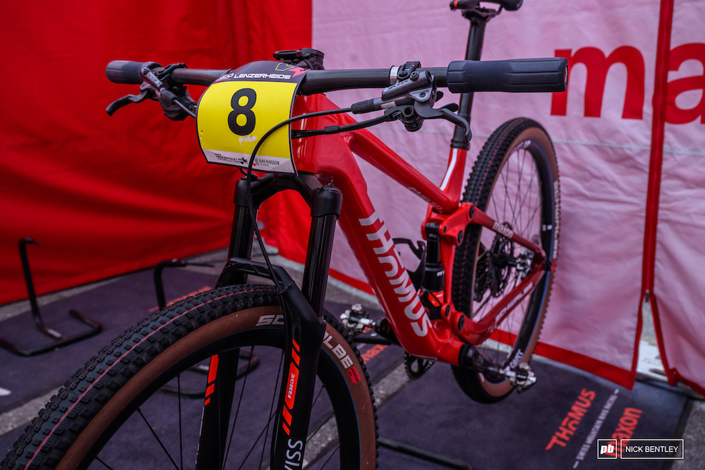 Th mus maxon Swiss Mountain Bike Racings Th mus Lightrider Worldcup is a one clean looking bike