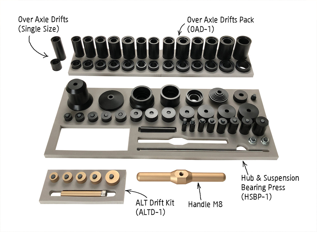 ALT ALT Hub Suspension Bearing Press System