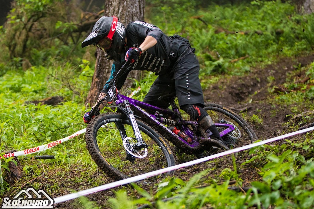 Bo tjan Volf of Wolf Racing by Wheelbase winner master 1 men at Enduro Trbovlje Slovenian National Championships and World Cup Qualifier June 10 11 2023. Photo by Matej Lovri .