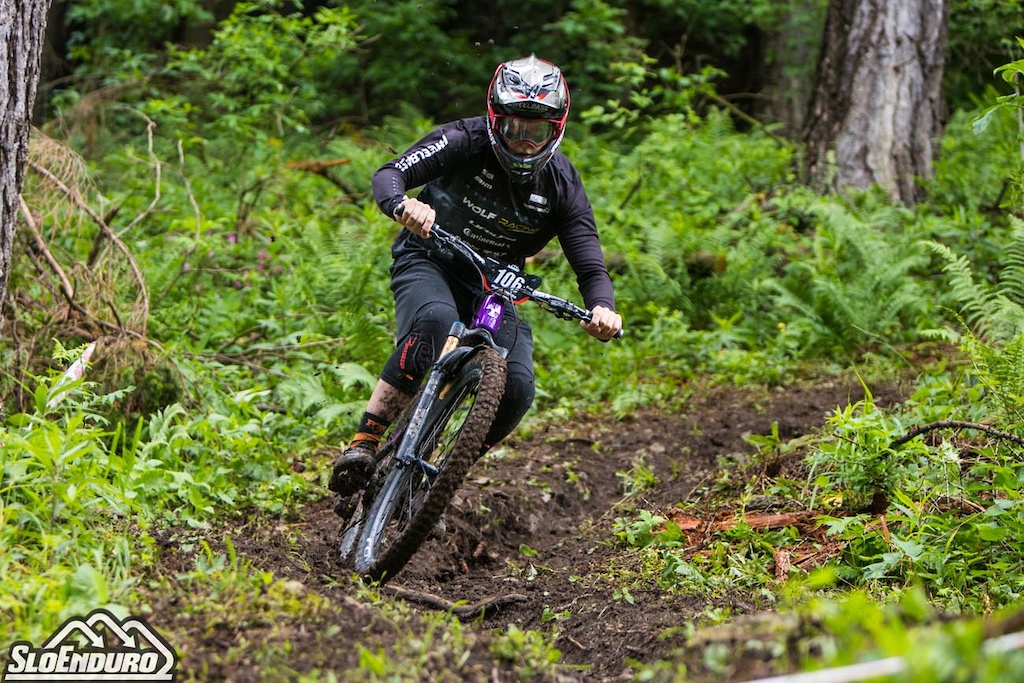 A be Kalin ek of Wolf Racing by Wheelbase winner U17 men at Enduro Trbovlje Slovenian National Championships and World Cup Qualifier June 10 11 2023. Photo by Matej Lovri .