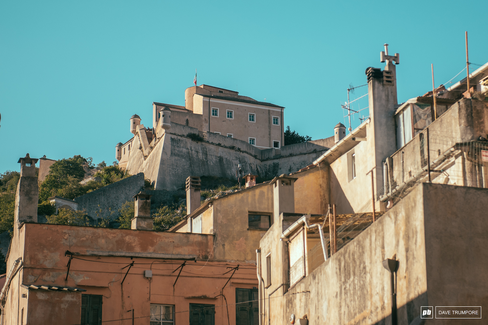 A few remnant of castles from a bygone era still linger above town.