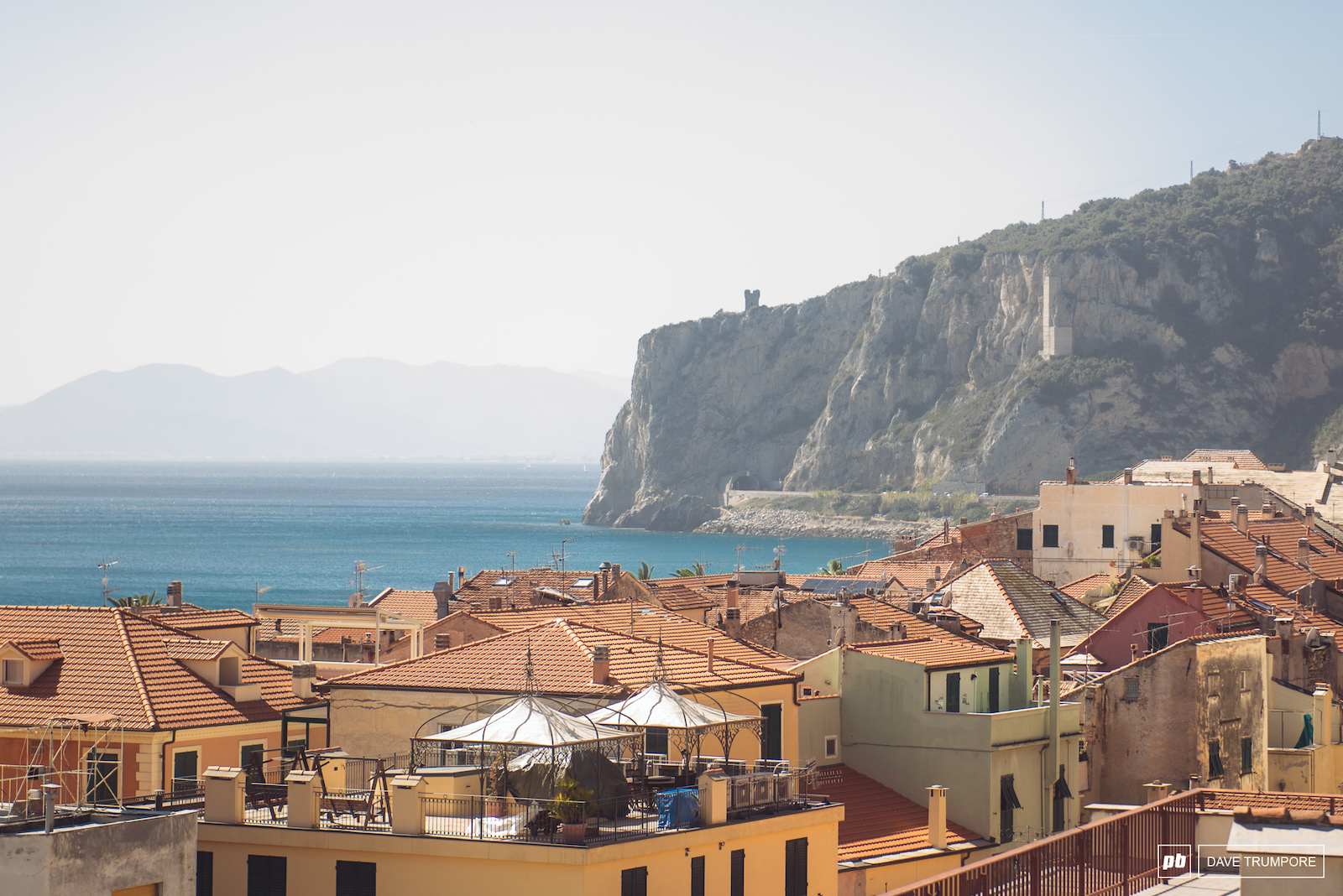 Hot and hazy in Finale Ligure