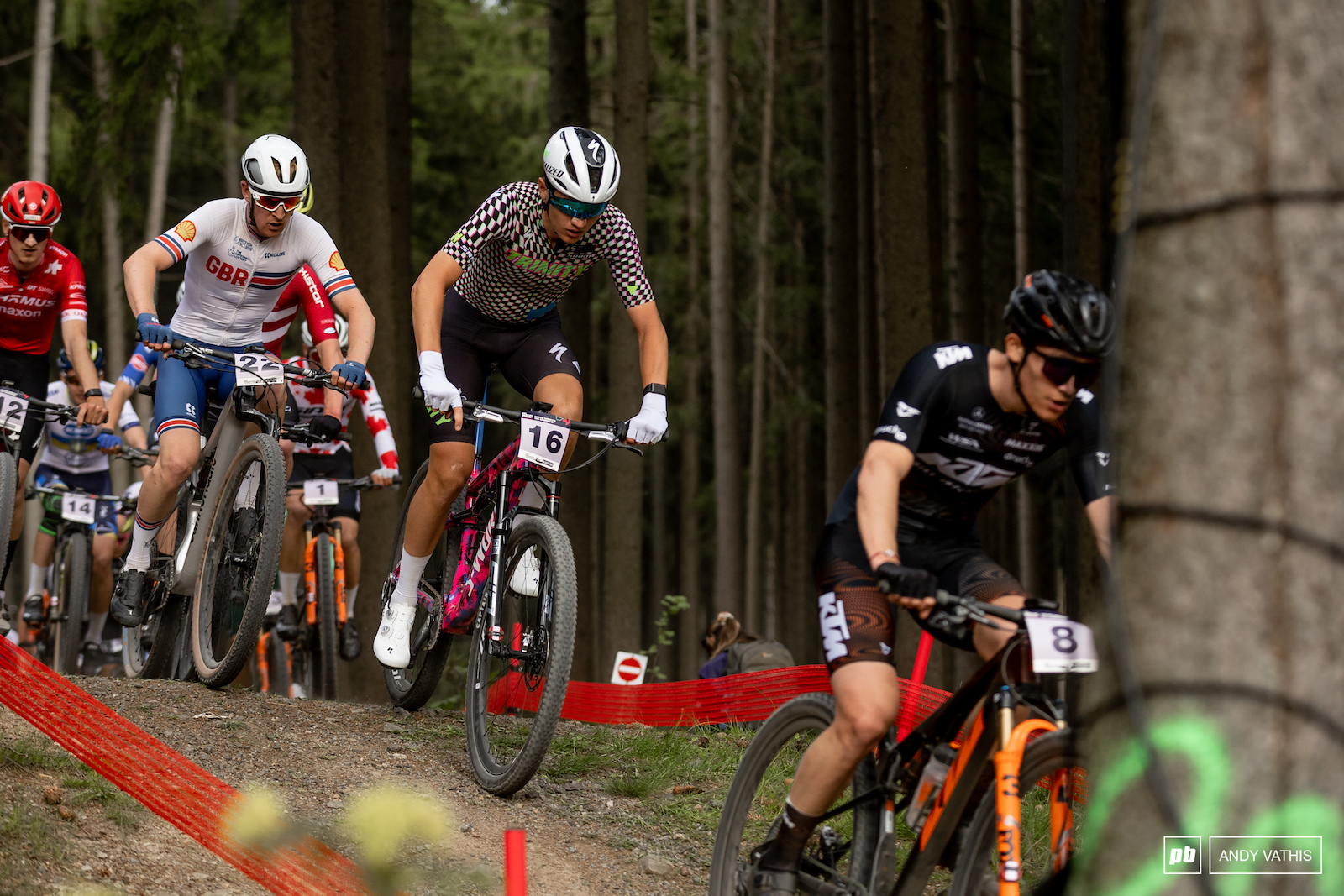 Slowly navigating his way towards the front Adrien Boichis made up enough ground to challenge the lead in the final lap.