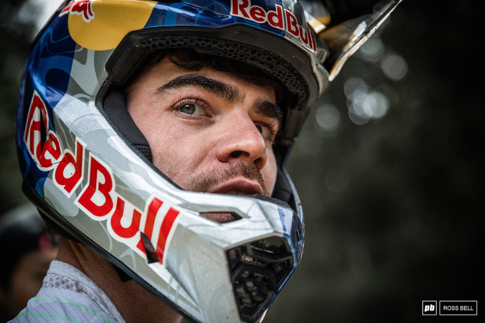 Loic Bruni taking a moment to watch the action trackside as lines developed through the season.