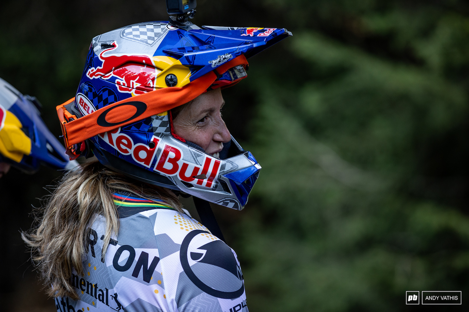 Rachel Atherton was already up to speed by mid morning.