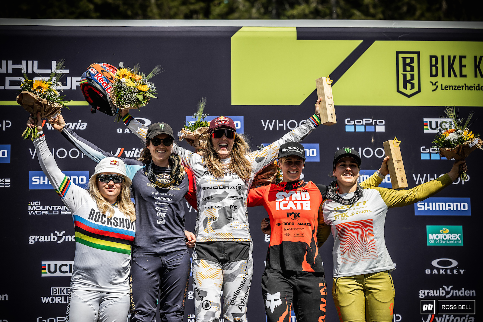 Rachel Atherton with that familiar winning feeling albeit a few years down the line.