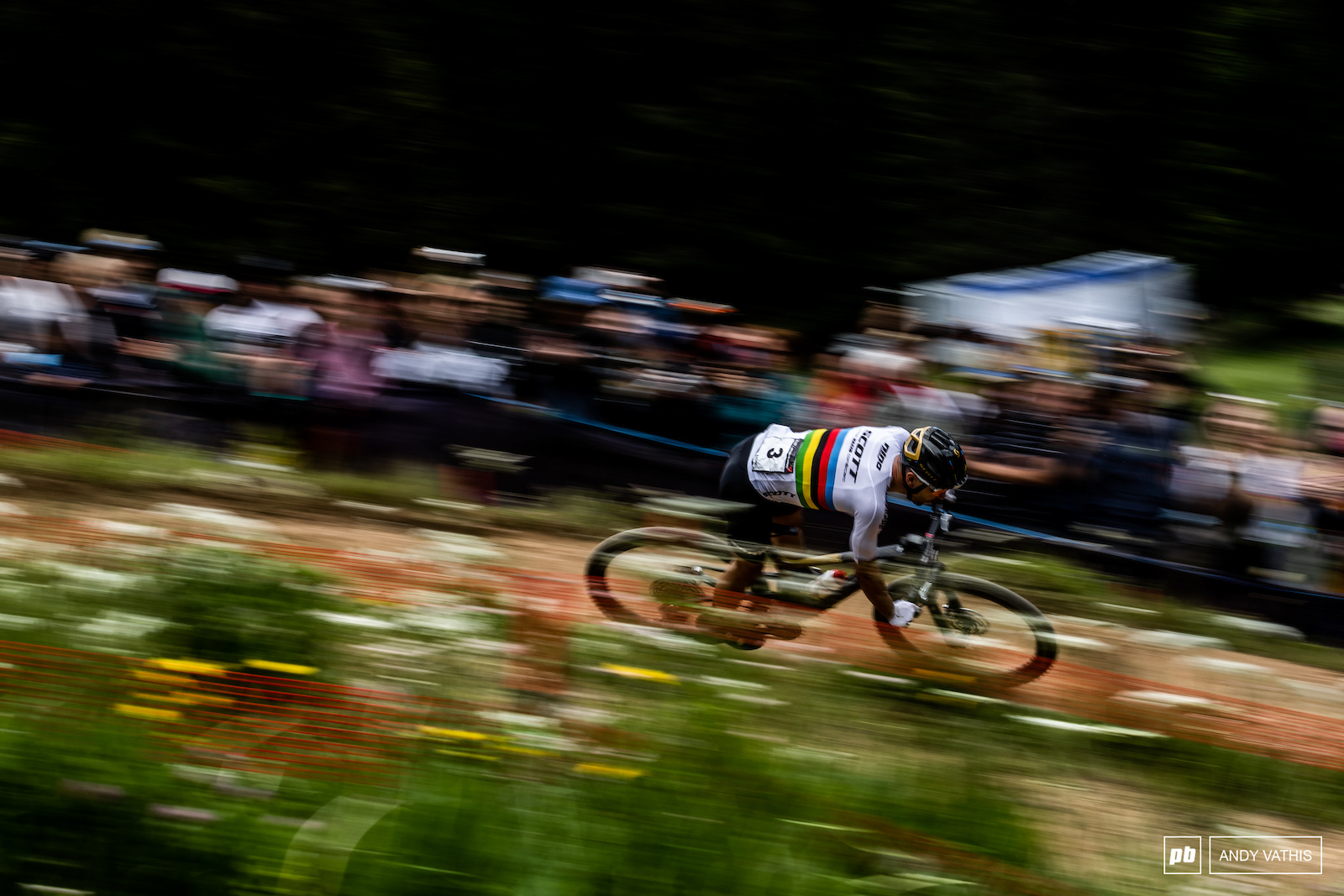 Nino Schurter made damn sure to put on a show on home soil.