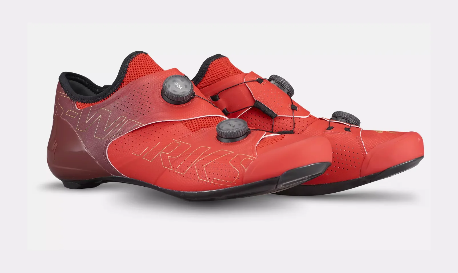 SWORKS ARES VERM 1 SAPATILHA ESTRADA SPECIALIZED S-WORKS ARES VERMELHA - Imagem 1