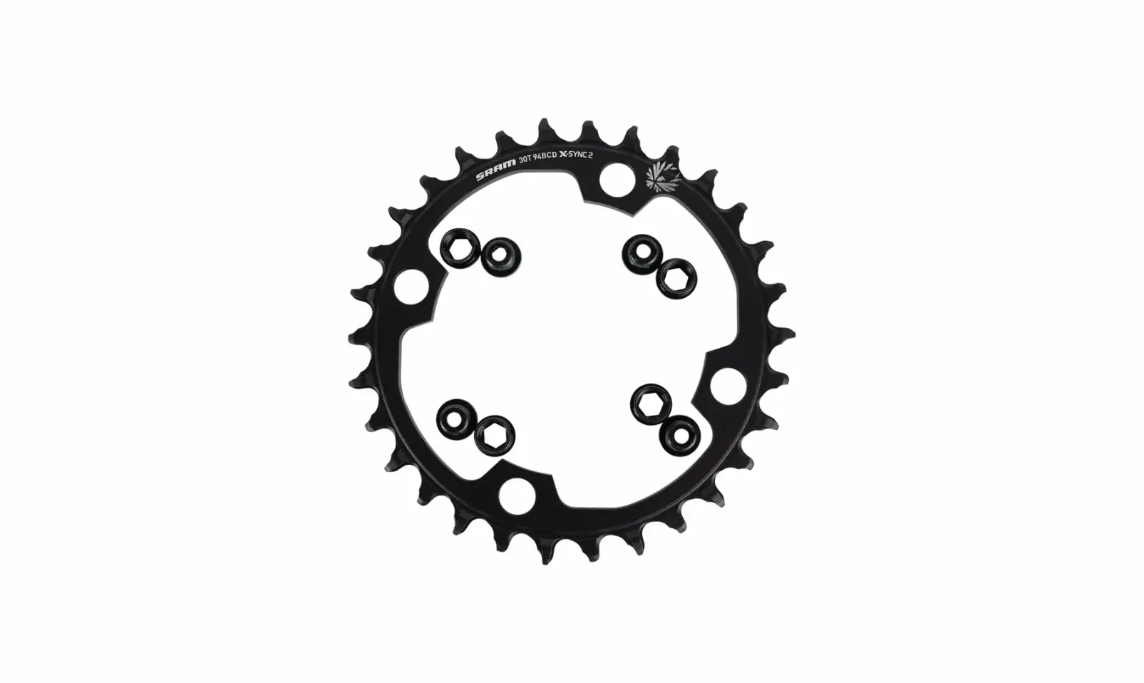 COROA SRAM EAGLE 12 VELOCIDADES, 4-BOLT, 94BCD, 30 DENTES, PARA LEVOKENEVO COROA SRAM EAGLE 12V BCD 94 30 DENTES LEVO SL / KENEVO SL - Imagem 1